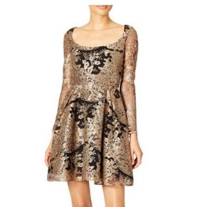 Marchesa notte lace cocktail dress
